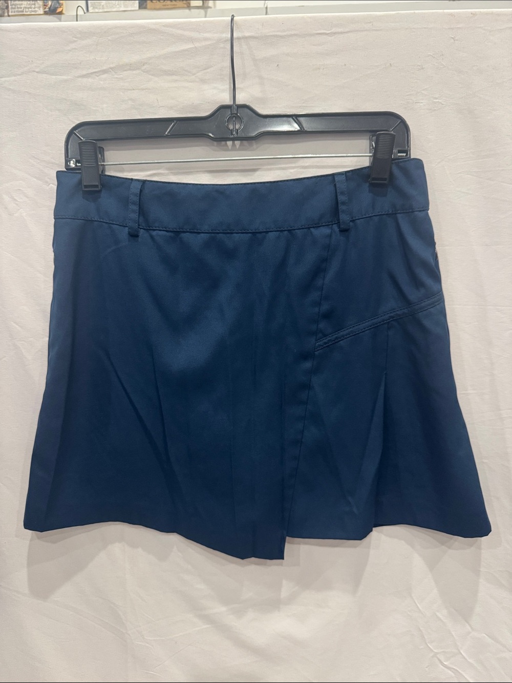 Cutter & Buck Annika Navy Mini Skirt 6 Pockets Athleisure Tennis Golf